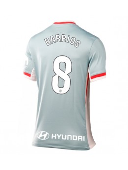 Billige Atletico Madrid Pablo Barrios #8 Bortedrakt Dame 2024-25 Kortermet